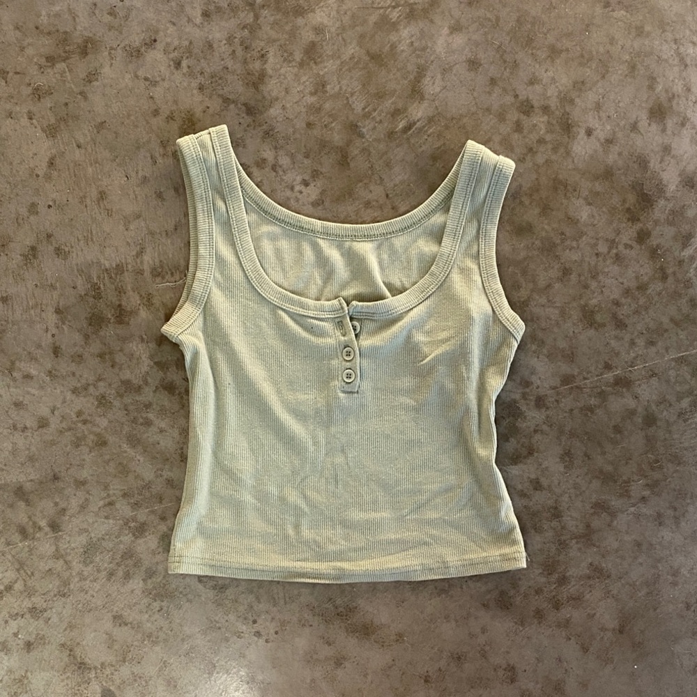 Brandy Melville Light Green Tank Top